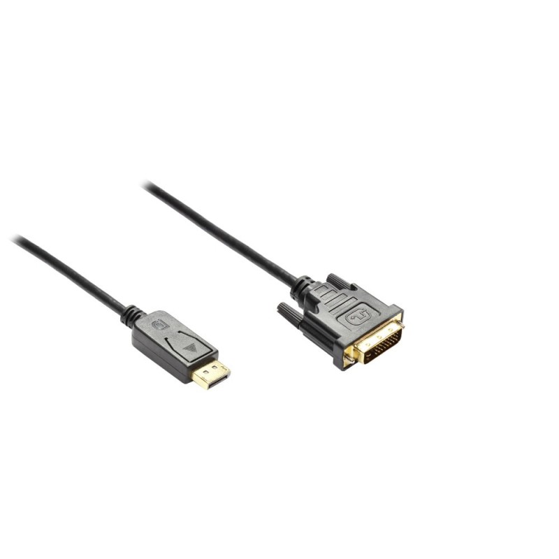 Good Connections Anschlusskabel 3m DisplayPort a DVI-D Nero